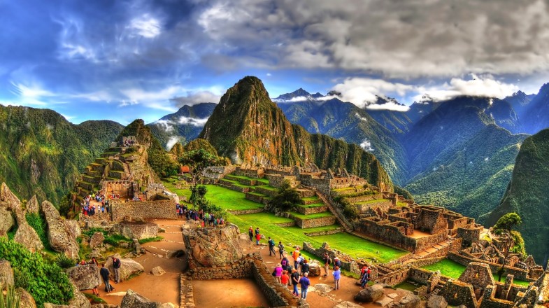 Ancient ruins in the Peruvian Andes